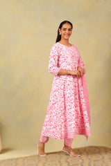 Yasmin Floral Bloom Anarkali Suit Set