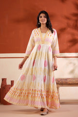 Aavya Sunlit Tiered Dress