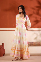 Aavya Sunlit Tiered Dress