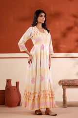 Aavya Sunlit Tiered Dress