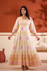 Aavya Sunlit Tiered Dress