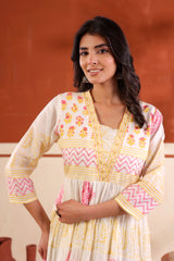 Aavya Sunlit Tiered Dress