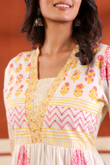 Aavya Sunlit Tiered Dress