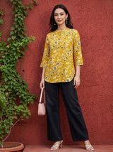 Mustard Lyra Tunic Top