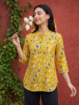 Mustard Lyra Tunic Top