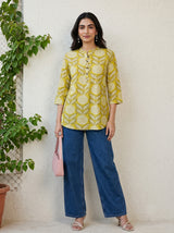 Yellow Reya Tunictop