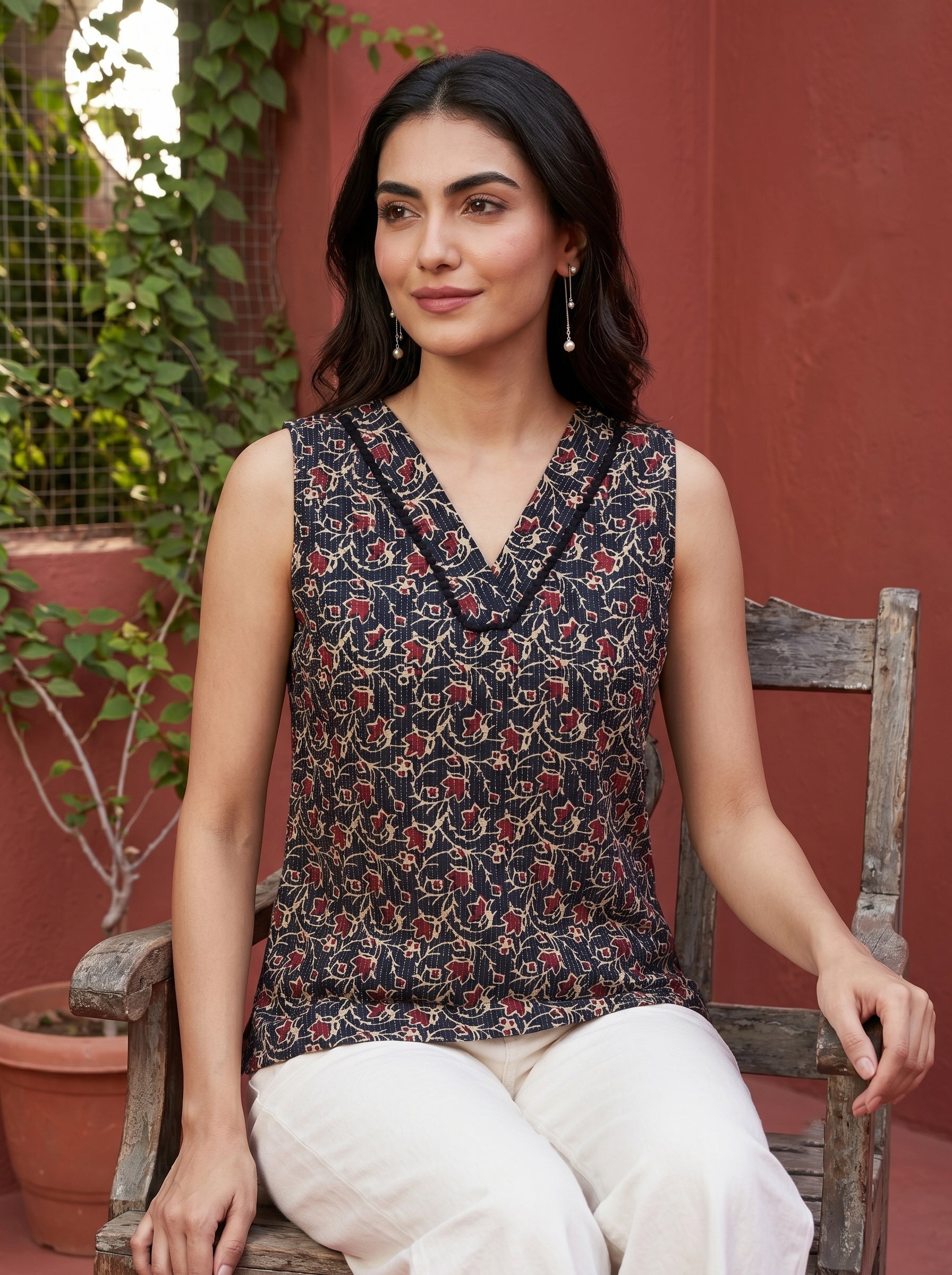 Black Nisha Top