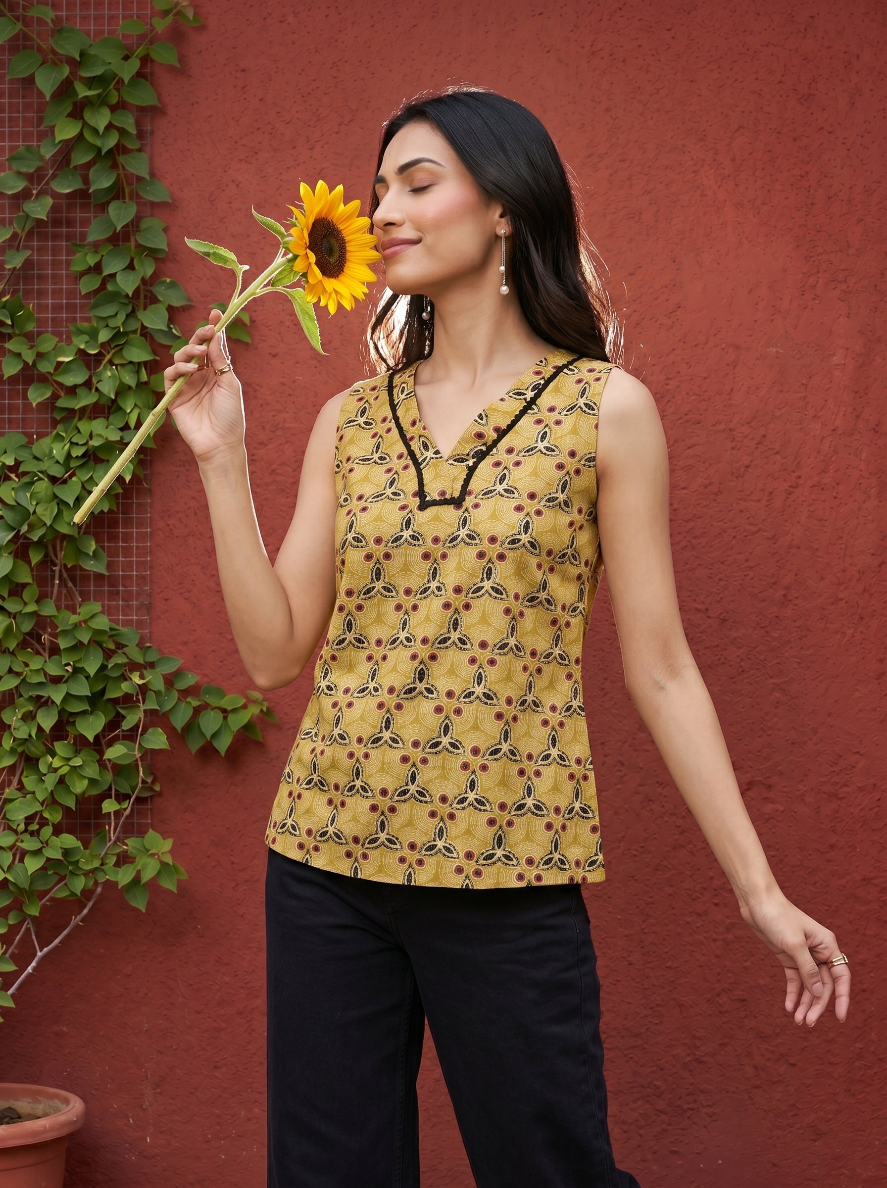 Yellow Taya Top