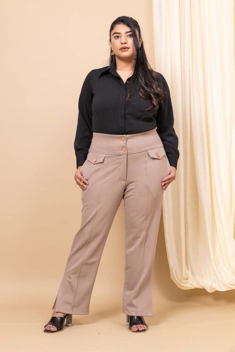Luxury Tummy tucker plus size pants for women - Mamicha