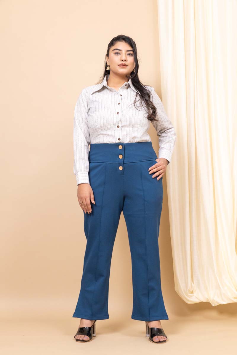 long high waist pants women's