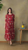 Crimson Meera Tiered Anarkali Dress