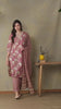 Mauve Tara  Straight Suit Set