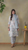 Powder Blue Avni Straight Suit Set