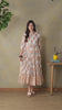 Cream Kavya Tiered Anarkali Dress