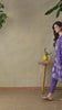 Purple Navya Straight Suit Set