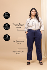 girls plus size high waisted pants outfit 